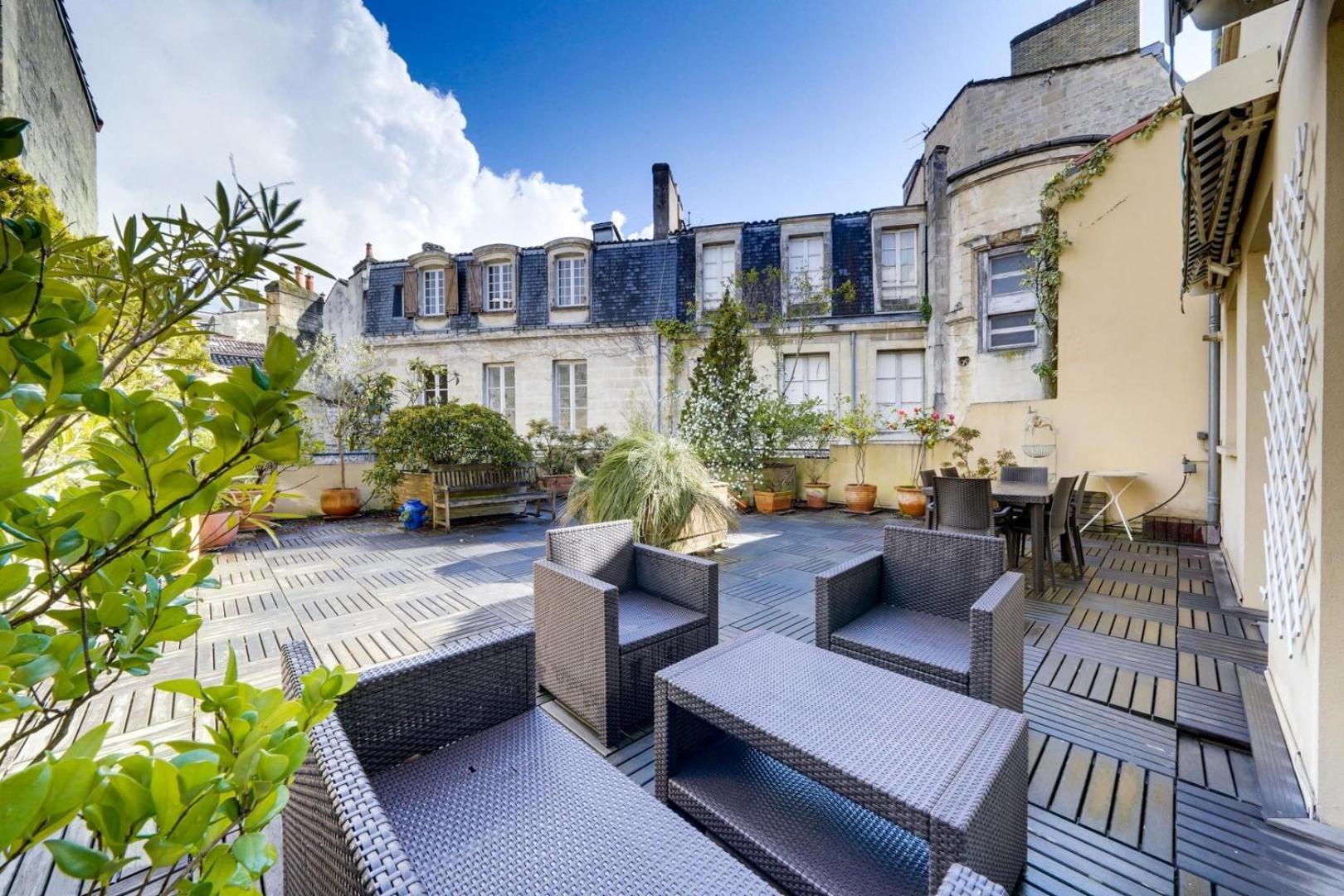 Lovely Apartment With Exceptional Terrace Bordeaux Zewnętrze zdjęcie