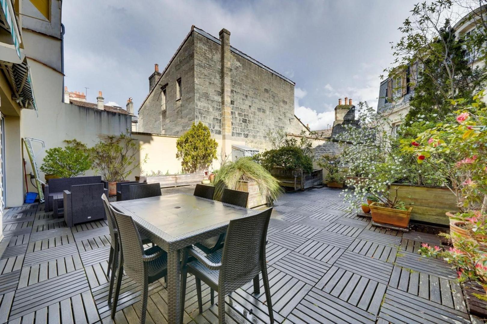 Lovely Apartment With Exceptional Terrace Bordeaux Zewnętrze zdjęcie