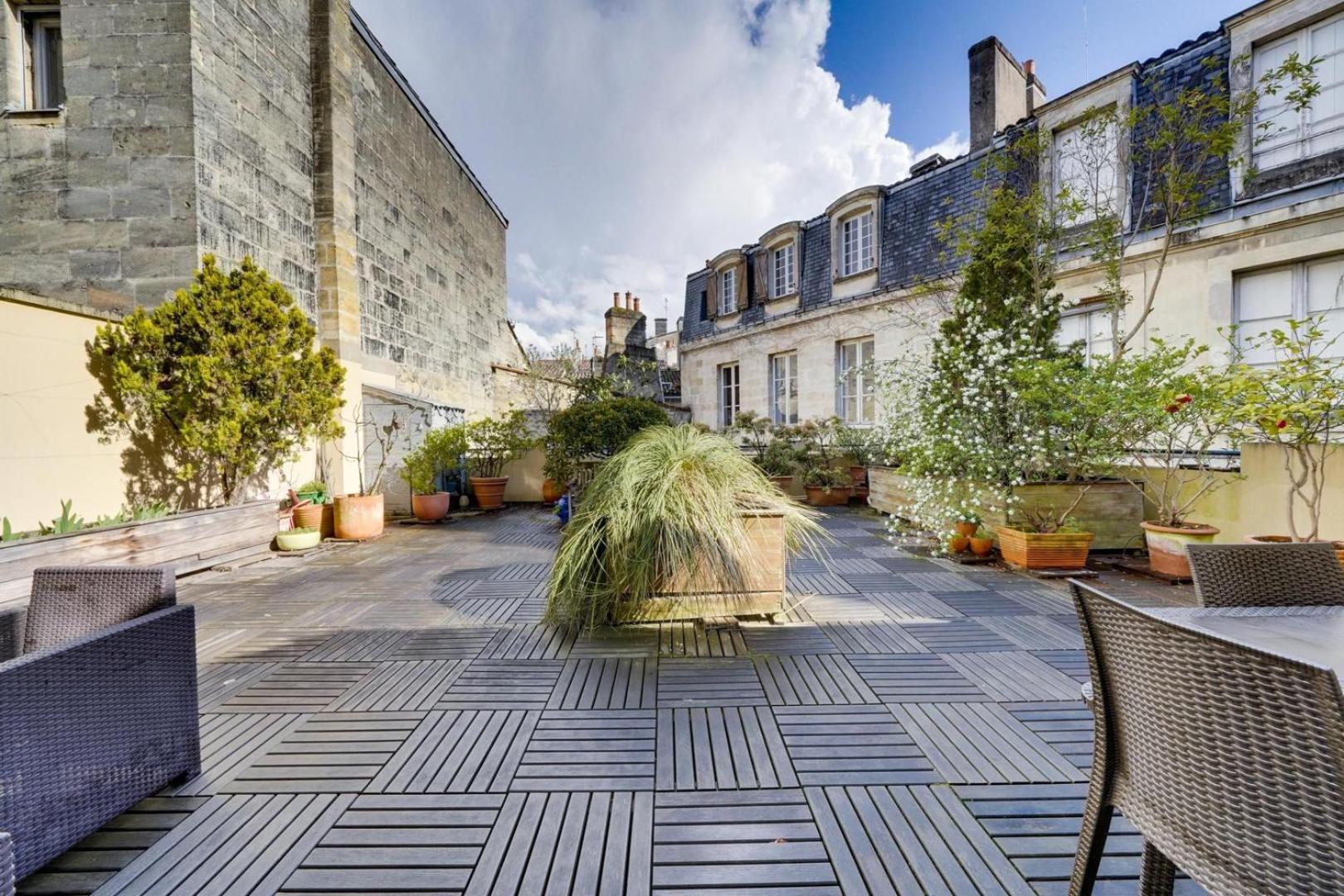 Lovely Apartment With Exceptional Terrace Bordeaux Zewnętrze zdjęcie